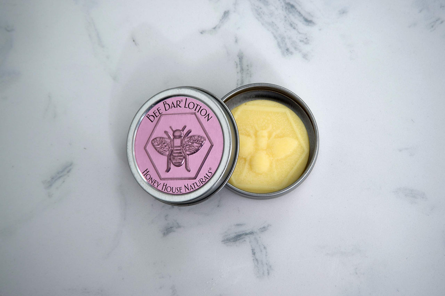 Honey House Naturals Bee Bar Gift Set – Small Bee Bar .6 ounces – All-Natural Ultra Moisturizing Lotion Bar Infused with Essential Oils and Butters – 5 Piece Set