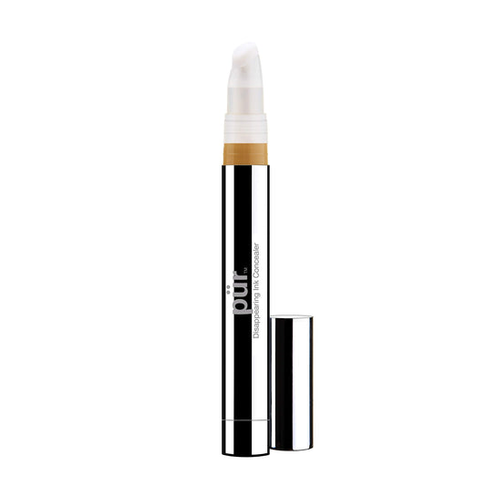 PÜR MINERALS Disappearing Ink 4-in-1 Brightening Concealer Pen, Hydrates to Smooth Lines & Wrinkles, Cruelty & BPA Free