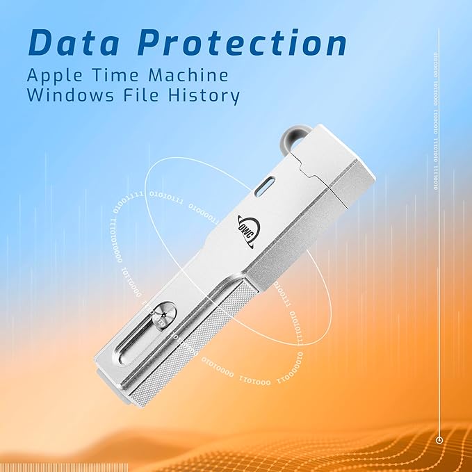 OWC Envoy Pro mini Portable 500GB External SSD, USB-C USB-A 3.2 Gen 2 SSD Stick, Up to 946 MB/s Consistent Speeds, Plug and Play Ready, High Performance SSD Flash Drive