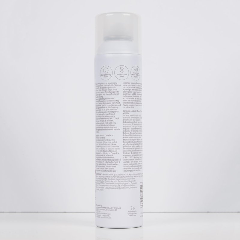Paul Mitchell Hot Off The Press Heat Protectant, Humidity Resistance, Flexible Hold + Natural Finish, For All Hair Types, 6 oz
