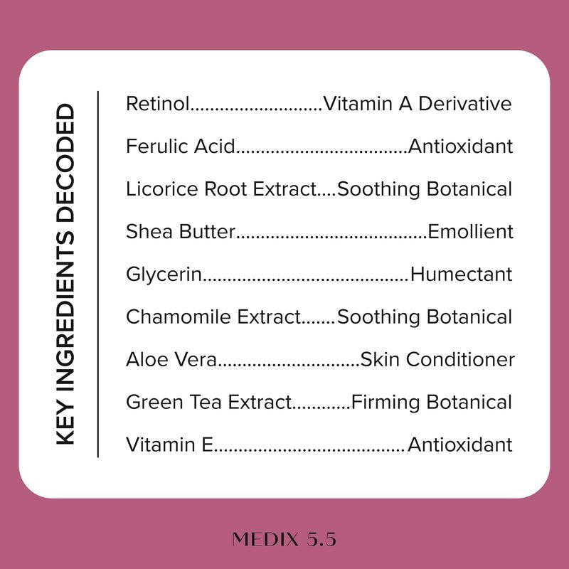 MEDIX Retinol Body Lotion + 3% Hyaluronic Acid Booster Serum Moisturizer 2PC Skin Care Set | Crepey Skin Care Treatment | Retinol Body Cream Targets Appearance Of Sagging Crepe Skin & Wrinkles, 2PC