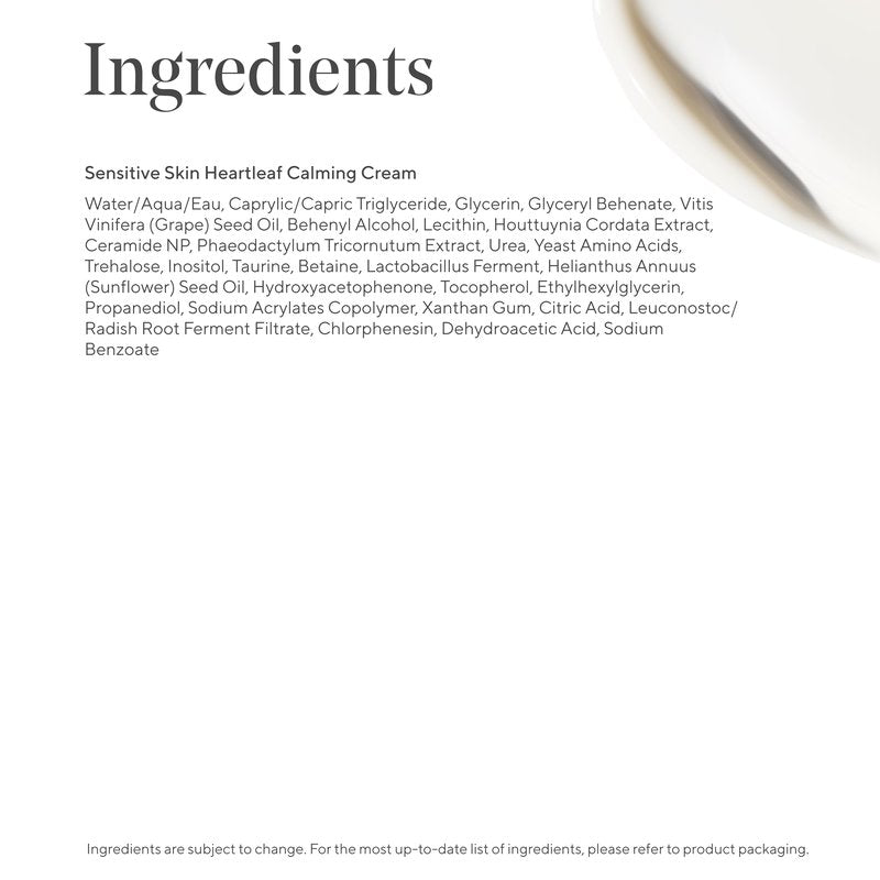 Murad Heartleaf Calming Cream – Gentle Moisturizer with Heartleaf for Irritated, Sensitive or Eczema-Prone Skin to Stabilize, Soothe, and Soften All Day – 1.7 Fl Oz
