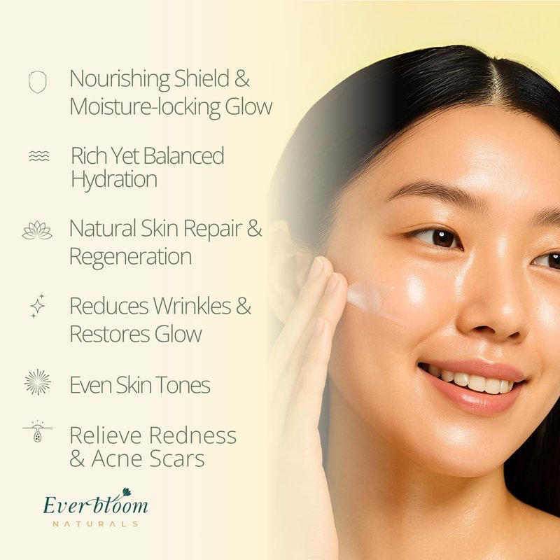 92% Snail Mucin Face Moisturizer Cream Large 7oz with CICA, Squalane & Vitamin E, Hydrating Korean Skin Care, Repair Cream for Soft and Glowy Skin, Acne Skin Care, Centella Asiatica