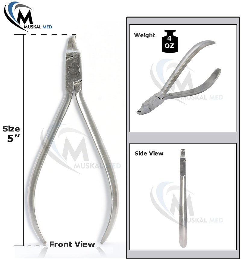 VISION TEK MED Orthodontic Dental Dimple Horizontal Plier Thermal Forming Retainer Clear Aligner Braces Plier