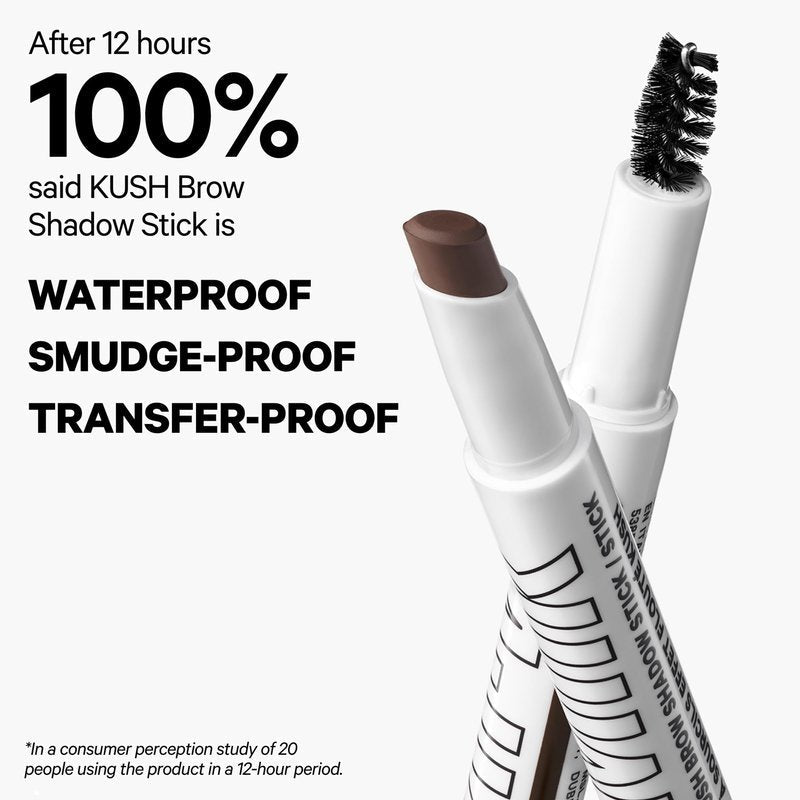 Milk Makeup KUSH Brow Shadow Stick – Fills, Shapes + Defines for Softer, Fuller-Looking Brows for Up to 12 Hours – Waterproof, Buildable, Cream-to-Powder Formula – MJ (Taupe), 0.03 oz