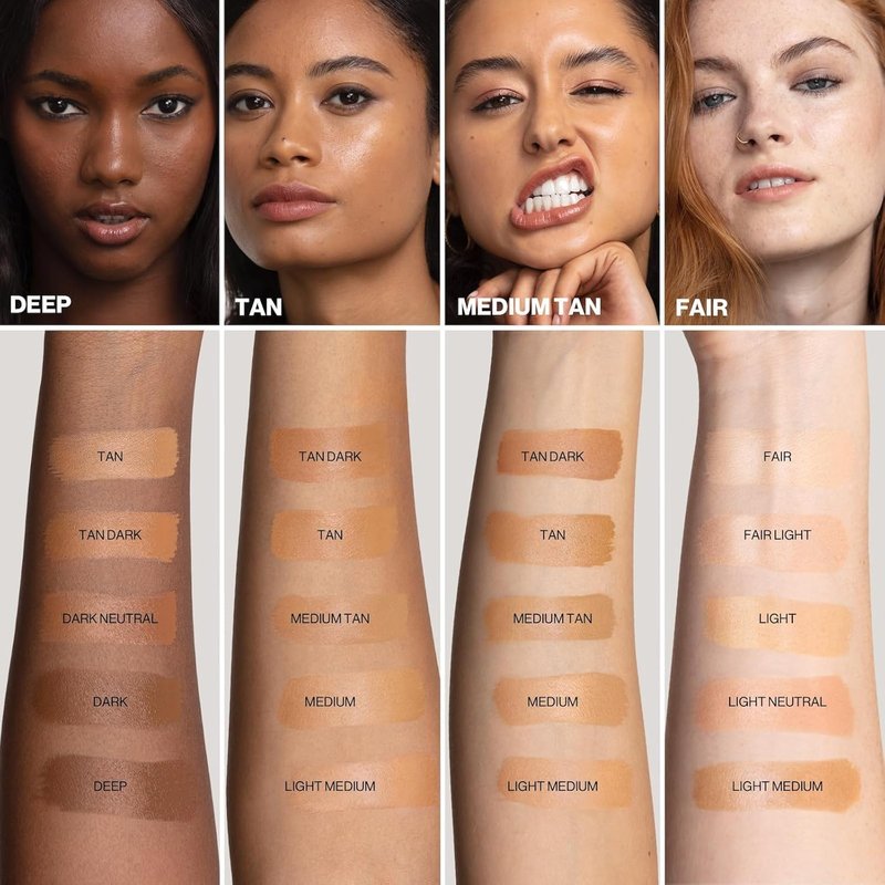 Smashbox Halo Healthy Glow Tinted Moisturizer with SPF 25 | 24-Hour Hydrating Buildable Coverage with a Natural Dewy Finish, Hyaluronic Acid & Niacinamide, Light Neutral, 1.4 Fl Oz