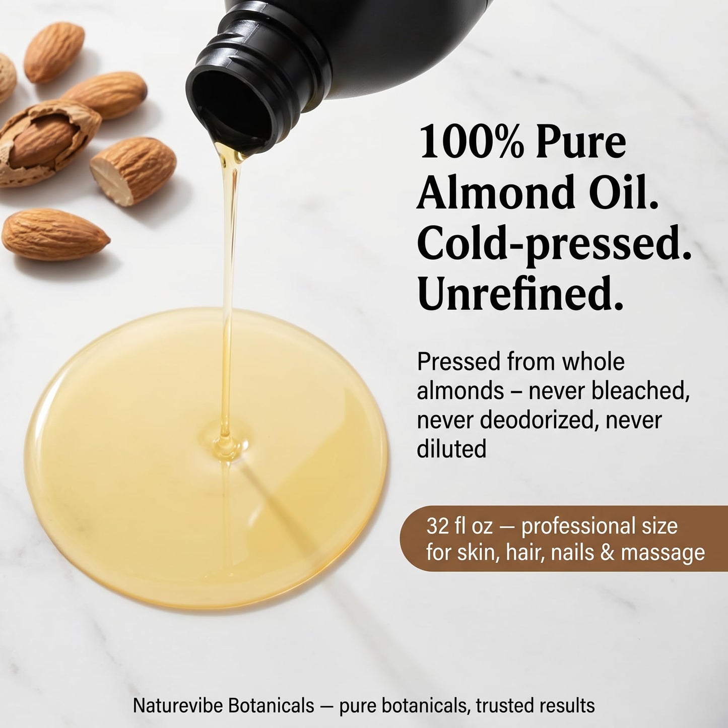 Naturevibe Botanicals Carrot Oil 32 Ounces | 100% Pure and Natural | Great for Skin Care and Hair Care
