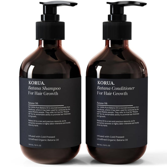 Batana Oil Shampoo and Conditioner for Hair Growth and Healthy Hair