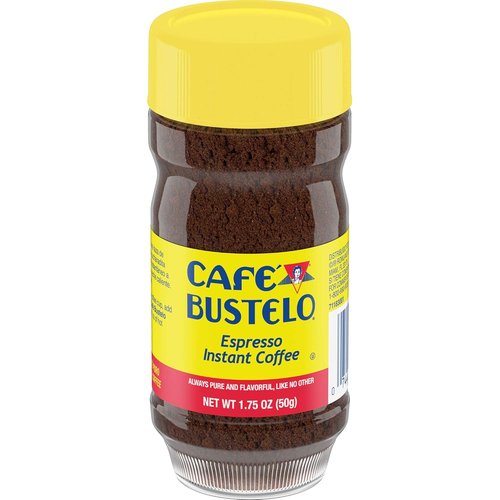 Café Bustelo Espresso Style Dark Roast Instant Coffee - Rich Flavor | 1.75 Ounces