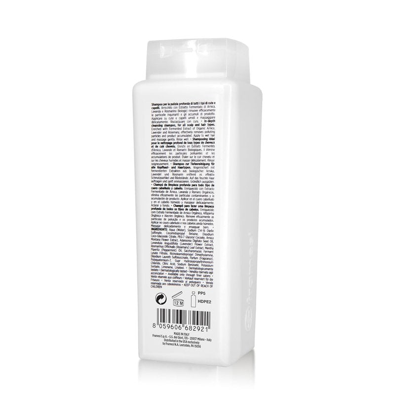 Framesi Morphosis Scalp Destress Shampoo - Soothing Formula for Sensitive Scalps | 8.4 fl oz, Natural & pH Balanced