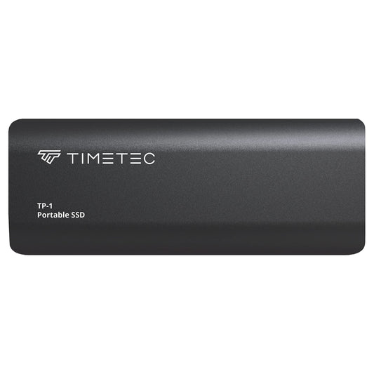 Timetec 1TB Portable External SSD USB3.2 Gen2 Type C Up to 550MB/s Ultra-Light Aluminum Mini External Solid State Drive with USB C to A Cable/USB A to C Adapter for Desktops/Laptop/Mac/Mobile - Black