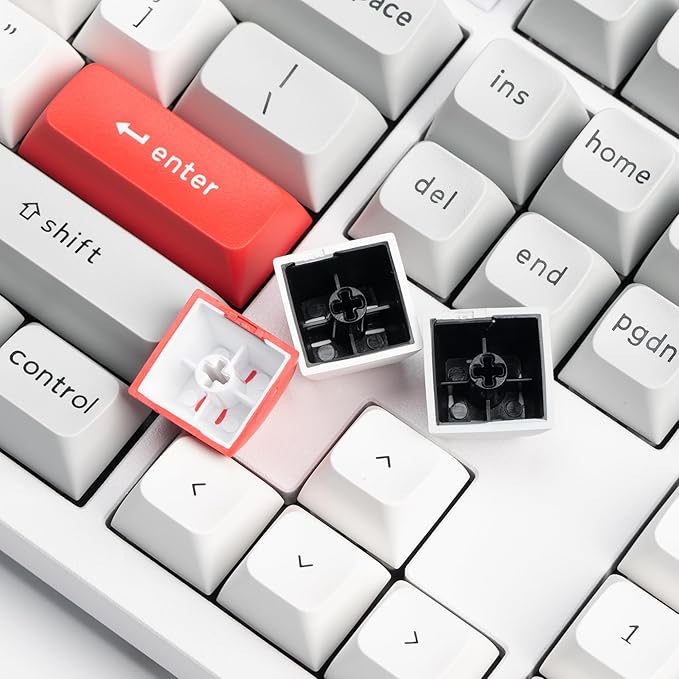 Keychron Q6 Pro Full-Size RGB Bluetooth Custom Mechanical Keyboard, Full Aluminum QMK/VIA Programmable Knob KSA Double-Shot PBT Keycap Hot-Swappable Brown Switch, Mac Windows Linux-White