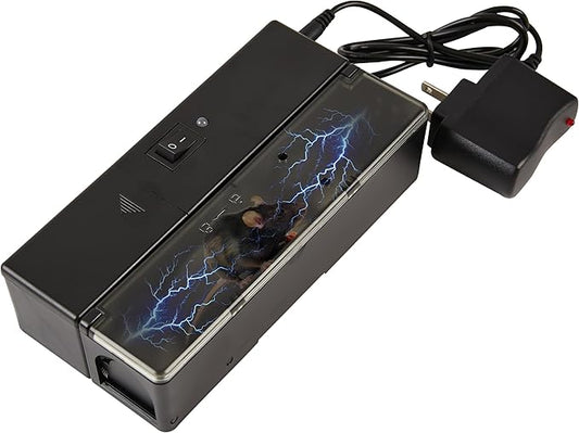 GSS Electric Mouse Trap, Smart Escape-Proof Design Mole Traps, Battery Powered with Alert Light (Only by Batteries)