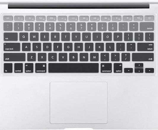 Allinside Gray Ombre Keyboard Cover Skin for MacBook Pro 13" 15" 17" (2015 or Older Version), MacBook Air 13" A1369/A1466, Older iMac Wireless Keyboard MC184LL/B