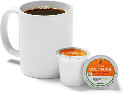 AmazonFresh Decaf Colombia Medium Roast K-Cups - 80 Ct. Compatible with Keurig Brewer