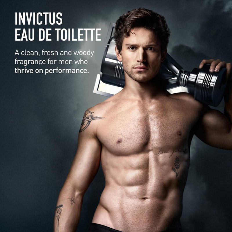 Invictus Eau de Toilette - Long Lasting Woody Aquatic Cologne for Men | Marine, Grapefruit & Guaiac Wood Fragrance