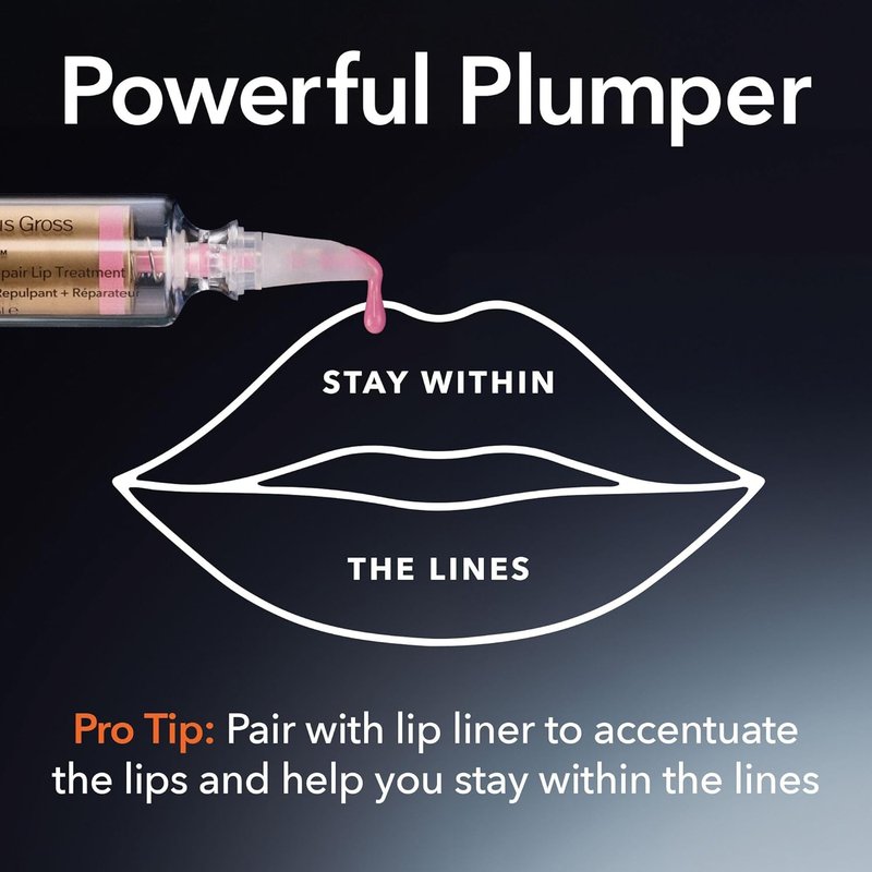 Dr Dennis Gross Plump + Repair Tinted Lip Treatment - Hyaluronic Acid & Peptides for Moisture Barrier | Clear, 4 mL