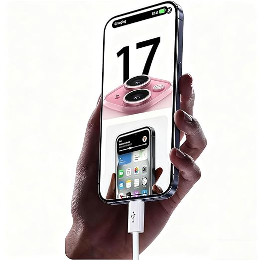 iPhone 15/16/16E/17/17E USB A to USB C Woven Cable for iPhone 17 15 16 Pro Max, 15/16 Plus, iPad 10th Gen,iPad Pro 12.9/11,iPad Air 5th/4th Gen,Mini 6th Type-c Charger Cord,Car CarPlay Charging Cable