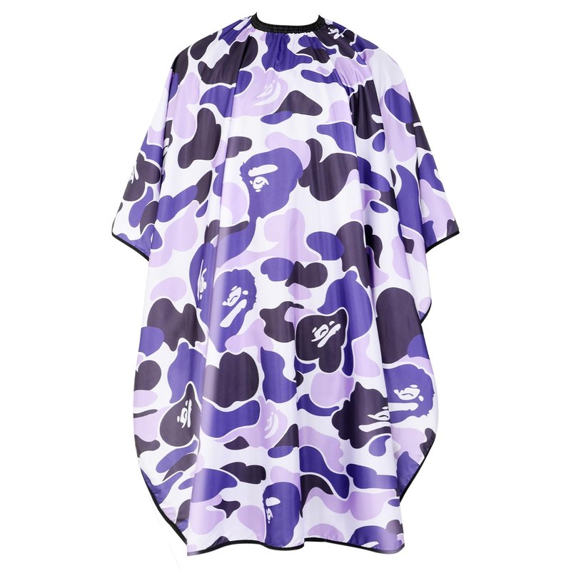 FaHaner Professional Hair Cutting Cape Waterproof Barber Cape for Men Polyester Hair Styling Cape with Elastic Neckline Adjustable Closure Salon Haircut Capes for Home Salon and Barbershop
