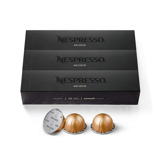 Nespresso Melozio Capsules - Medium Roast Coffee Pods | 30-Count for 7.8oz Brews
