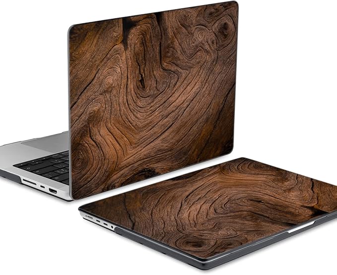 DONGKE Compatible with MacBook Pro 16 Inch Case (2026-2021 Release, M5 M4 M3 M2 M1 Pro/Max Chip), Plastic Hard Shell Cover with Keyboard Cover & Screen Protector for MacBook Pro 16", Wood Grain