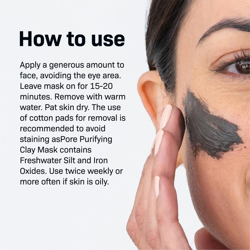 Revision Skincare Pore Purifying Clay Mask, Pore Cleanser with Salicylic Acid for Polished, Smooth Skin, 3 oz