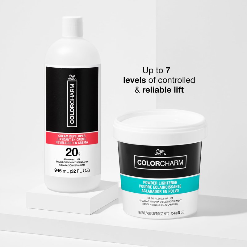 COLORCHARM Cream Hair Color Developer | 40 Volume | For Optimal Gray Blending and Rich Multi-Dimensional End Results | 4 Fl Oz