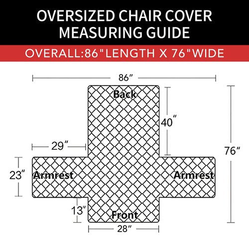 Easy-Going Oversized Chair Sofa Slipcover Reversible Sofa Cover Water Resistant Couch Cover Furniture Protector Cover with Elastic Straps for Pets Dog (Oversized Chair, Green/Christmas Red)
