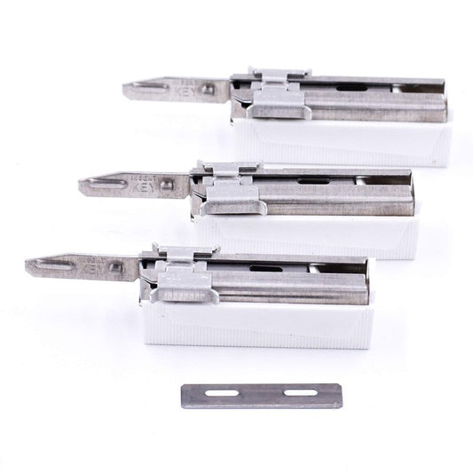 Parker/Taconic Shave 60‑Blade Injector Pack – Polymer‑Coated USA‑Made Blades for Schick, Supply, Gem, Pal, Vintage and Modern Standard Injector Razors