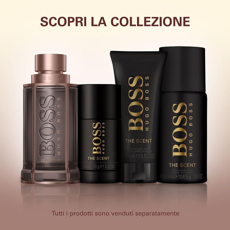 Hugo Boss The Scent Parfum - Ambery Men's Cologne with Ginger, Maninka & Leather Notes | Luxury Long-Lasting Fragrance