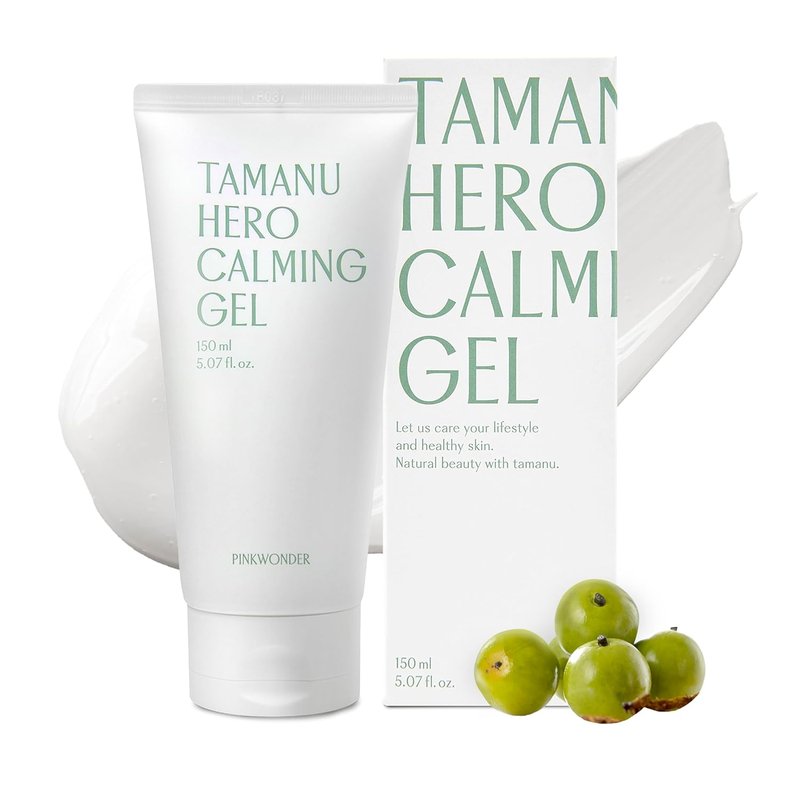 Tamanu Hero Calming Gel - Organic Cooling Relief for Skin & Sunburn | 5.07oz (150ml)