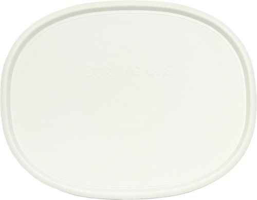 Corningware Oval French White Lid - Compatible with 2.5qt & 1.5qt | Made in the USA