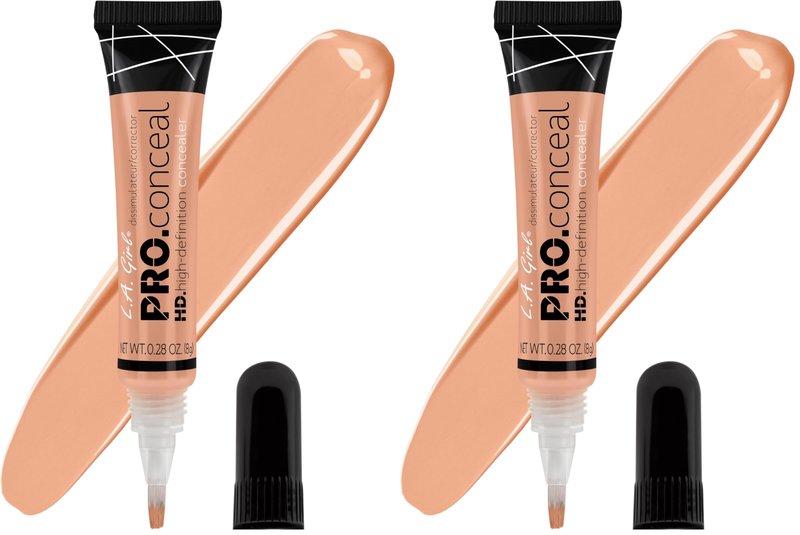 L.A. Girl Pro Conceal HD Concealer, Classic Ivory, 0.28 Ounce (Pack of 2)