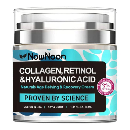 Collagen Retinol Hyaluronic Acid Cream - Anti-Wrinkle Hydrating Face & Neck Solution | 1.85 Fl. Oz.