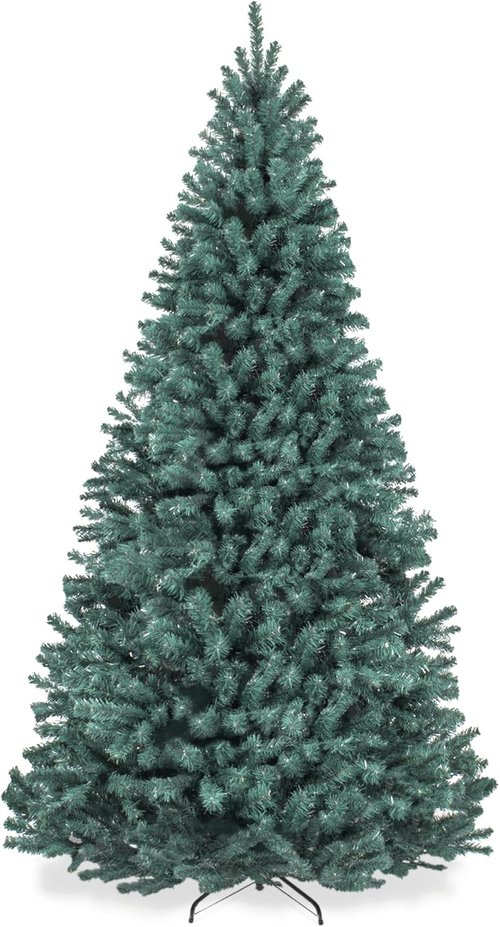Best Choice Products 4.5ft Artificial Christmas Tree - Premium Unlit Realistic Spruce Holiday Décor | Dense Branches, Metal Base