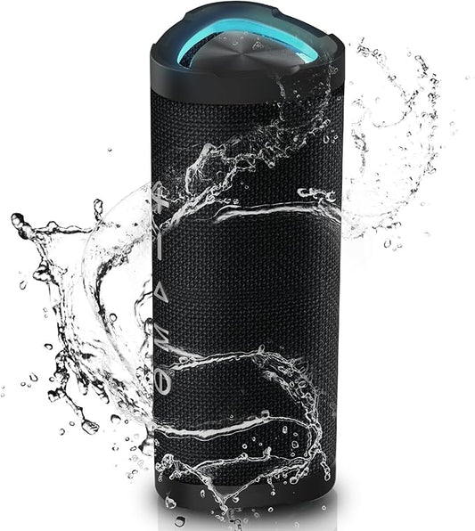 Vanzon 2026 Portable Bluetooth Speaker with Bluetooth 5.0 & 24W Loud Stereo Sound, TWS Pairing Wireless Speaker for Travel and Party