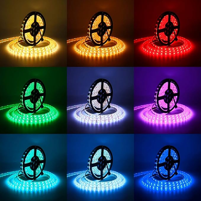 SUPERNIGHT RGB LED Light Strip Remote Controller, Dimmer for RGB LED Strip Lights, Wireless IR Remote Controller for SMD 5050 3528 Rope Lights (44 Keys)