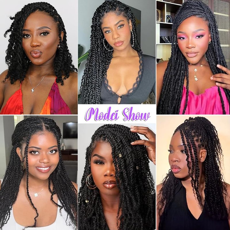 Afro Kinkys Bulk Human Hair for Dreadlocks Extensions and Locs Repair 1 Pack 50 Gram Afro Kinky Curly Human Hair Bulk for Twist（Black 16 Inch）