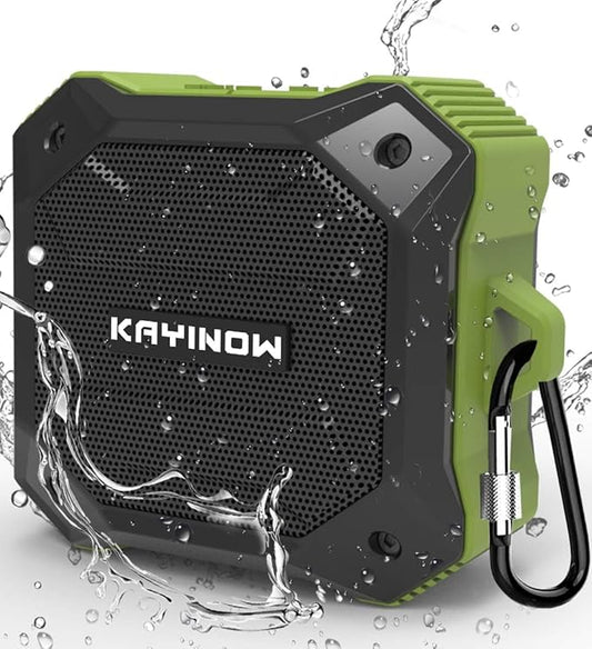 KAYINUO JIAYINNUOXIN Portable Bluetooth Speaker with IPX7 Waterproof 5W Small Wireless Speakers with TWS Pairing,TF Card/AUX,12 Hours Playtime for Outdoor,Camping,Bathroom,Travel,Beach Use,Gift Ideas