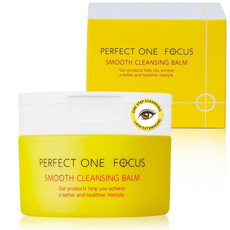 PERFECT ONE FOCUS Smooth Cleansing Balm Makeup Remover â Makeup cleansing balm that melts away makeup and impurities while moisturizing â Gentle Face Wash Balm - Great for Travel, 2.64oz(75g)