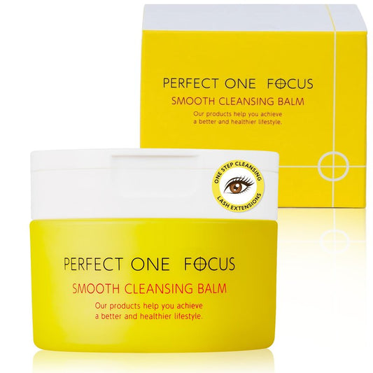 PERFECT ONE FOCUS Smooth Cleansing Balm Makeup Remover â Makeup cleansing balm that melts away makeup and impurities while moisturizing â Gentle Face Wash Balm - Great for Travel, 2.64oz(75g)