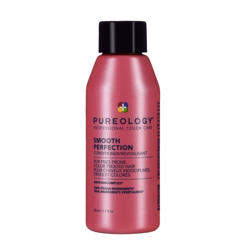 Pureology Smooth Perfection Conditioner - For Frizzy and Color Treated Hair, Detangles & Controls Frizz, Sulfate-Free & Vegan, 9 Fl Oz
