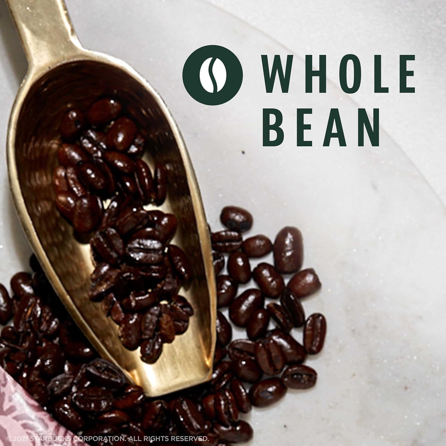 Starbucks Whole Coffee Beans - Dark Roast Espresso Blend | Six 18 oz Bags for Hot or Iced Coffee