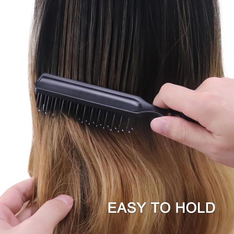 50 Pack Hair Brushes in Bulk for Homeless, Hair Brush Bulk Soft Bristles Brush for Curly Wavy Hair Blow Drying Styling Detangling Suitable for Shelter, Hotel(Black)