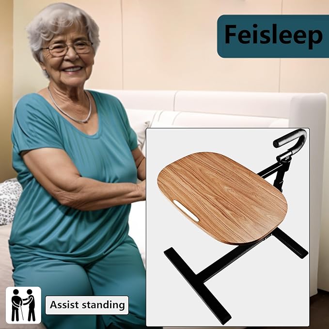 Auxiliary tray 360 ° rotating height adjustable rotating TV, computer desk, car five function auxiliary safety handle (360° Sofa Rotating Table, White Roller Sliding 360° Sofa Rotating Table)