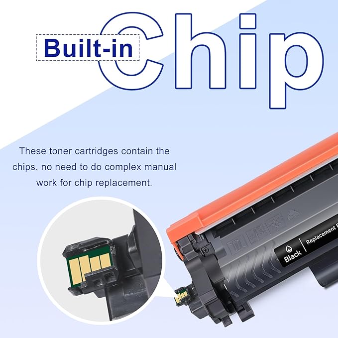 Remanufactured TN830XL TN830 Toner Cartridge Printer Compatible Replacement for Brother TN830XL TN-830 Black for HL-L2460DW DCP-L2640DW HL-L2405W L2400D L2480DW MFC-L2820DW TN830XL Toner,2P