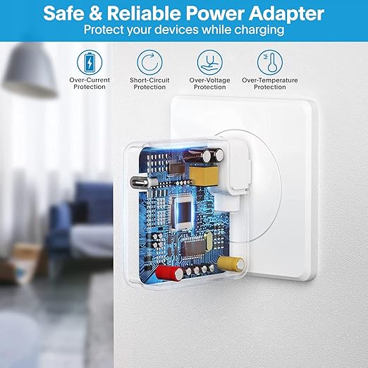 Mac Book Pro Charger - 118W USB C Fast Charger Power Adapter Compatible with MacBook Pro/MacBook Air 16 15 14 13 Inch, M1 M2 M3 M4 M5, New iPad Pro and All USB C Device, Charge Cable 6.6ft
