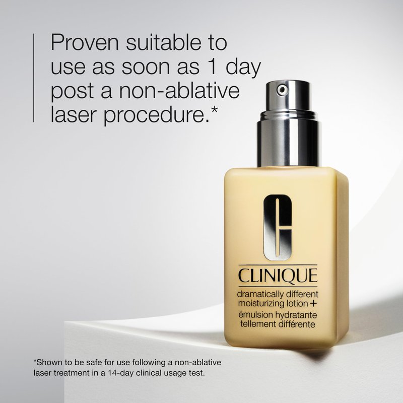 Clinique 3-Step Dramatically Different Moisturizing Lotion+ | Face Moisturizer For Dry to Dry Combination Skin Types | With Glycerin | Hydrating, 6.7 Fl Oz