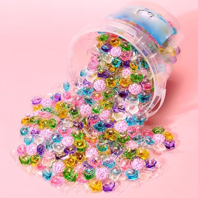 100PCS 7-in-1 Magic Laundry Beads, 9x More Concentrated, Weeks of Freshness, Deep Cleaning Laundry Detergent Capsules, Easy Dissolve Washing Pods for All Fabrics and Colors Clothes (70)
