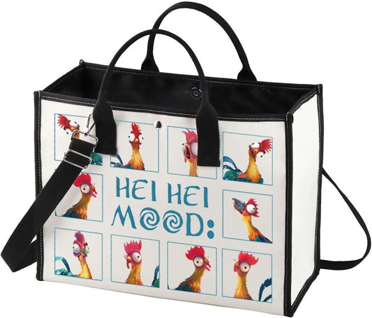 Hei Hei Tote Bag - Stylish Chicken Hei Hei Shoulder Bag for Fans | Perfect Gift for Hei Hei Lovers
